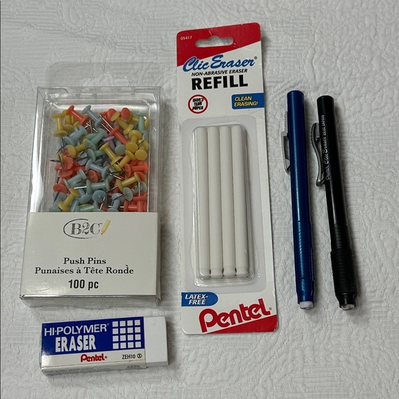 Other - Clic Erasers and Refills